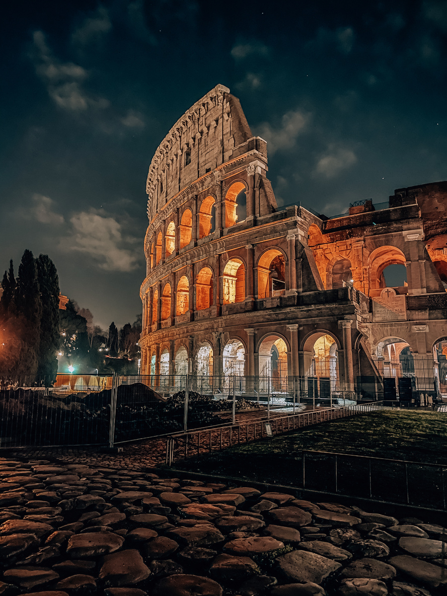 The Colosseum in Italy 